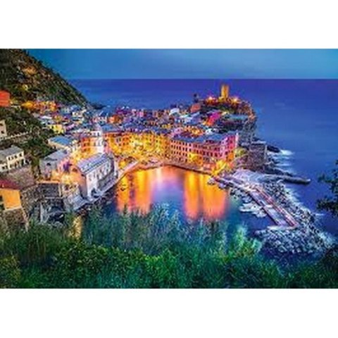Puzzle 2000 elementów Vernazza o zmroku TREFL 27086