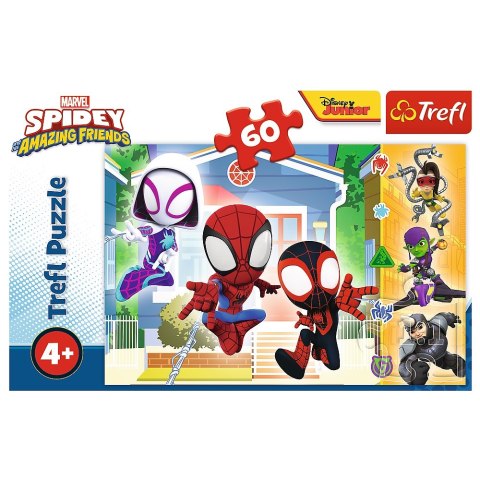 Puzzle 24 elementy Maxi W świecie Spidey ego TREFL 17371 TREF