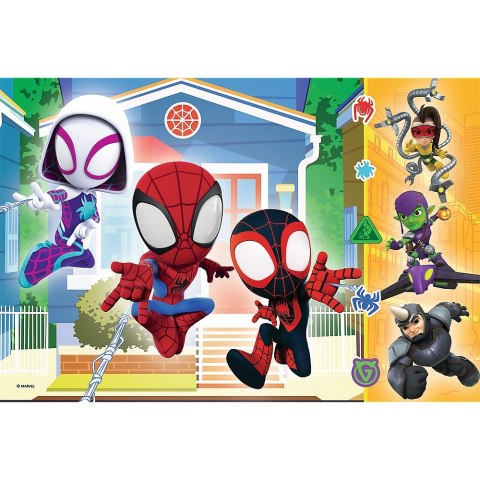 Puzzle 24 elementy Maxi W świecie Spidey ego TREFL 17371 TREF