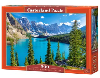 Puzzle 500 el. Spring at Moraine Lake, Canada CASTORLAND B-53810