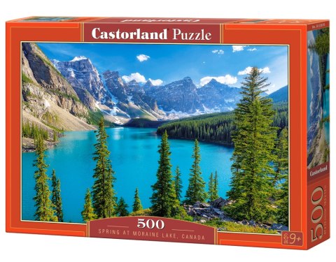 Puzzle 500 el. Spring at Moraine Lake, Canada CASTORLAND B-53810