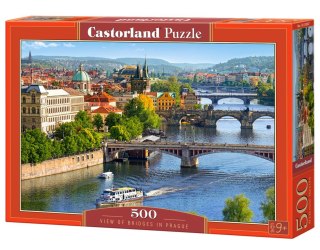 Puzzle 500 elementów View of Bridges in Prague CASTORLAND B-53087