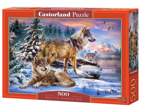 Puzzle 500 elementów Wolfish Wonderland CASTORLAND B-53049