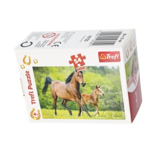 Puzzle 54el TREFL 19725 mini Świat Koni PUD TREFL 19725 TR
