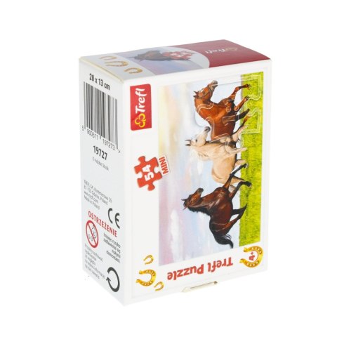 Puzzle 54el TREFL 19727 mini Świat koni PUD TREFL 19727 TR