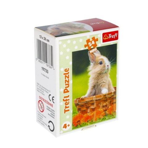 Puzzle 54el TREFL 19733 mini Urocze zwierzątka PUD TREFL 19733 TR