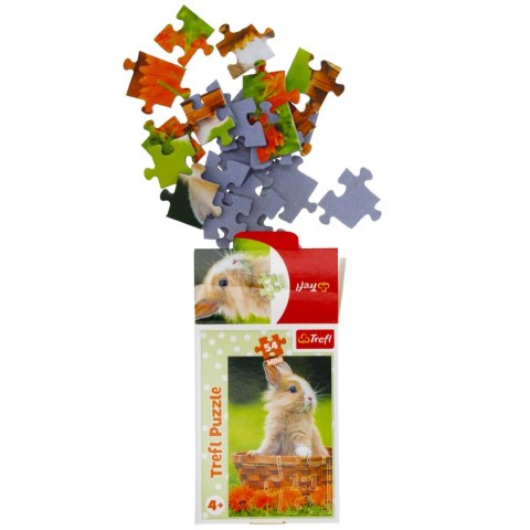 Puzzle 54el TREFL 19733 mini Urocze zwierzątka PUD TREFL 19733 TR