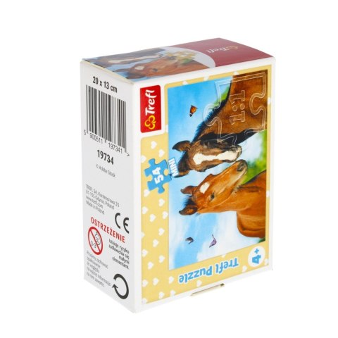 Puzzle 54el TREFL 19734 mini Urocze zwierzątka PUD TREFL 19734 TR