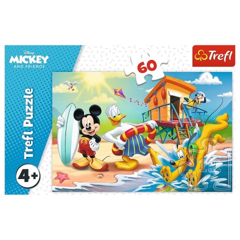 Puzzle 60 elementów Ciekawy dzień Mikiego TREFL 17359 TR