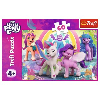 Puzzle 60 elementów W świecie przyjaźni Pony TREFL 17390 TR