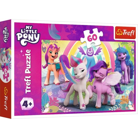 Puzzle 60 elementów W świecie przyjaźni Pony TREFL 17390 TR