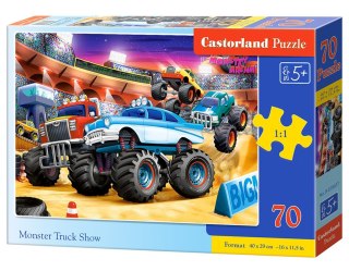 Puzzle 70 elementów Monster Truck Show CASTORLAND B-070077
