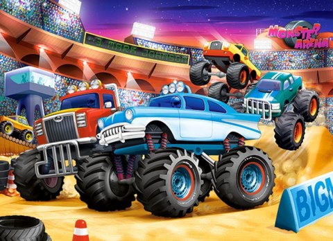 Puzzle 70 elementów Monster Truck Show CASTORLAND B-070077