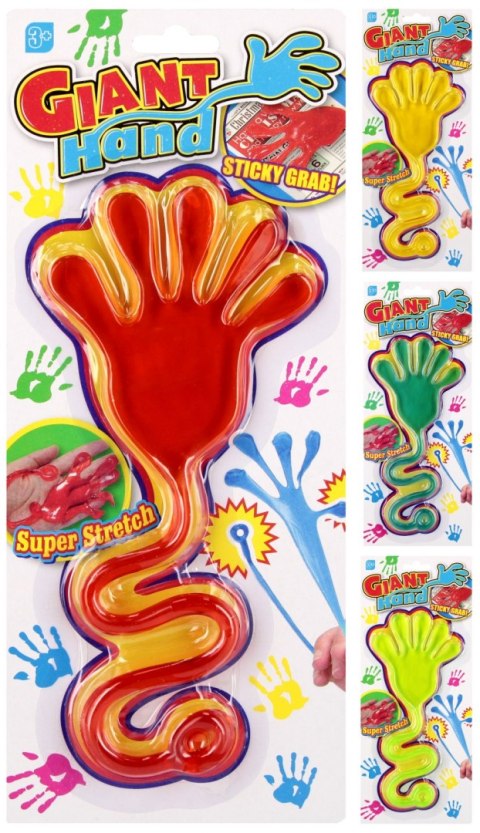 Zabawka żelowa do rozciągania Łapka mix kolor MEGA CREATIVE 553168