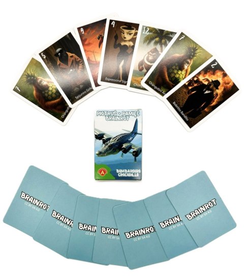 KARTY DO GRY PIOTRUS BRAINROT BOMBARDIRO CROCODI