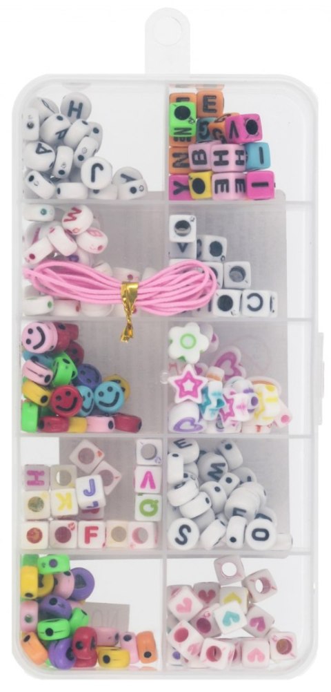 Koraliki do nawlekania w etui MEGA CREATIVE 571252