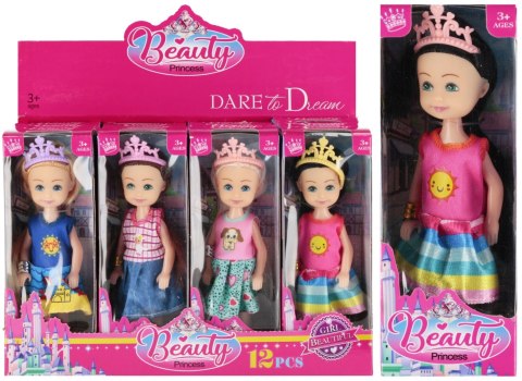 Lalka 15cm Księżniczka mix MEGA CREATIVE 570993