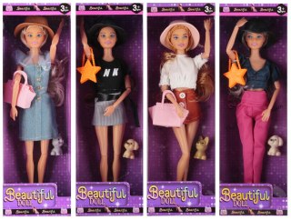 Lalka 29cm z akcesoriami mix MEGA CREATIVE 571005