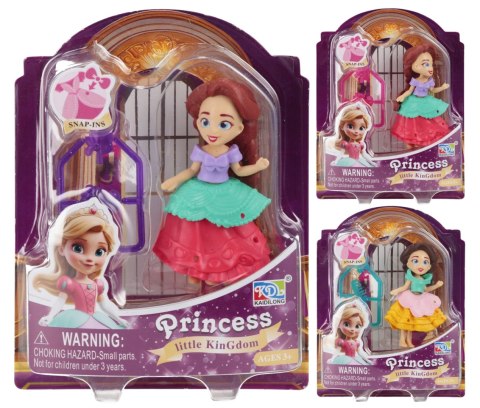 Lalka Księżniczka 8cm z akcesoriami MEGA CREATIVE 571068