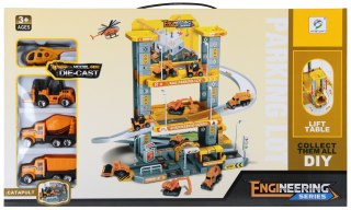 Parking Budowa z akcesoriami metalowy MEGA CREATIVE 571411
