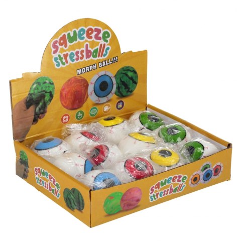 Zabawka wyciskana Oko 6cm mix MEGA CREATIVE 571381