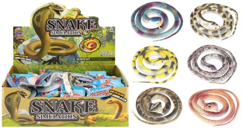 Zwierzęta gumowe Wąż 70cm mix MEGA CREATIVE 571184