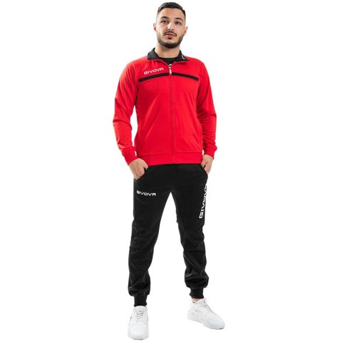 Dres Givova Tuta Givova One czerwono-czarny TT012 1210 Dres Givova Tuta Givova One czerwono-czarny TT012 1210