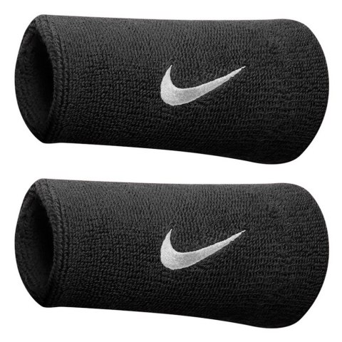 Frotki na rękę Nike szerokie Swoosh Doublewide czarne 2szt NNN05010 Frotki na rękę Nike szerokie Swoosh Doublewide czarne 2szt NNN05010
