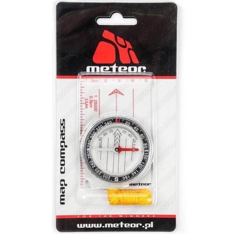 Kompas z linijką Meteor 85mm 8185/71006 Kompas z linijką Meteor 85mm 8185/71006