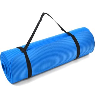 Mata Profit Fitness Pro NBR 180x60x1,5cm niebieska DK 2264