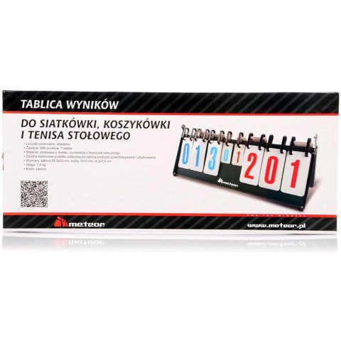 Tablica wyników do koszykówki Meteor 1-999 16001 Tablica wyników do koszykówki Meteor 1-999 16001