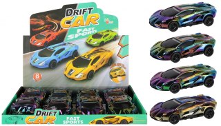 AUTO WYSCIG DRIFT P/B 16CM MIX4MC DISP 8/144/288