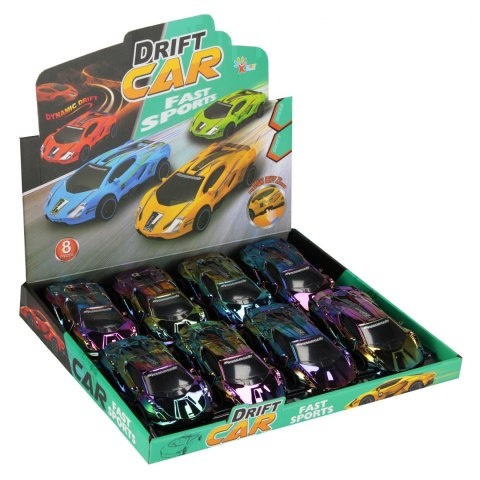 AUTO WYSCIG DRIFT P/B 16CM MIX4MC DISP 8/144/288
