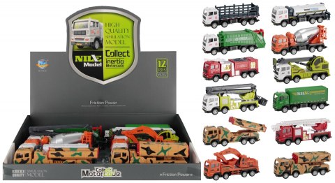 Auto ciężarowe 18cm mix MEGA CREATIVE 571817