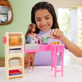 Barbie Kuchnia Teresy Zestaw i lalka Przepis na przyjaźń JCT06