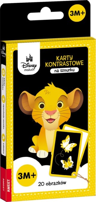 DISNEY MALUCH. KARTY KONTRASTOWE