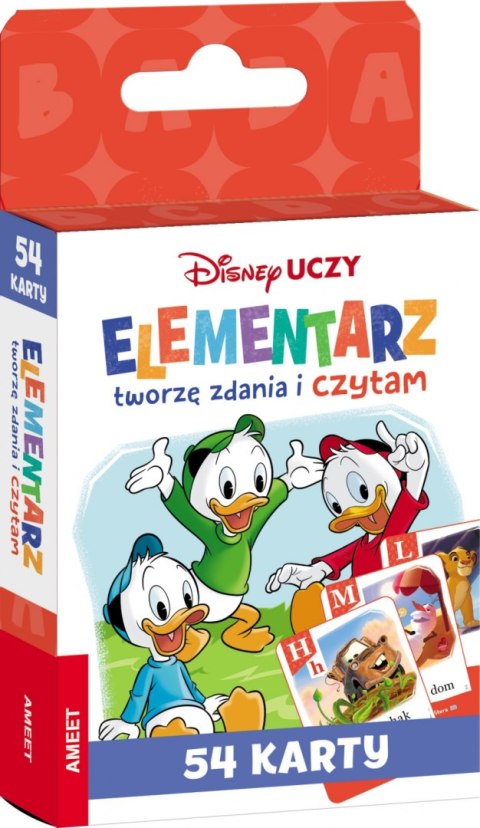 DISNEY UCZY MIX. Elementarz. Tworzę zdania i czytam. Karty