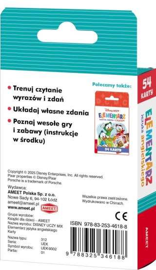 DISNEY UCZY MIX. Elementarz języka angielskiego. Karty