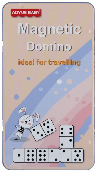 Gra Domino magnetyczne w metalowym etui MEGA CREATIVE 571881