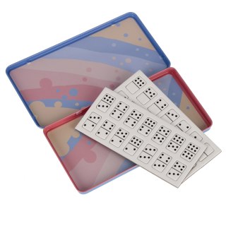 Gra Domino magnetyczne w metalowym etui MEGA CREATIVE 571881