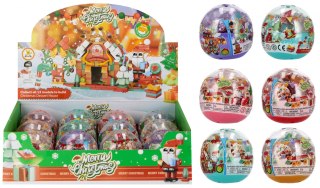 Klocki konstrukcyjne 12w1 Święta 7cm MEGA CREATIVE 571906