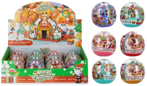 Klocki konstrukcyjne 12w1 Święta 7cm MEGA CREATIVE 571906