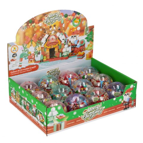 Klocki konstrukcyjne 12w1 Święta 7cm MEGA CREATIVE 571906