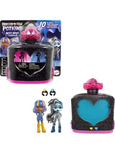 Monster High Eliksiry Minilalki 2-pak Straszyciele na zawsze Asortyment JCY18 OP4W