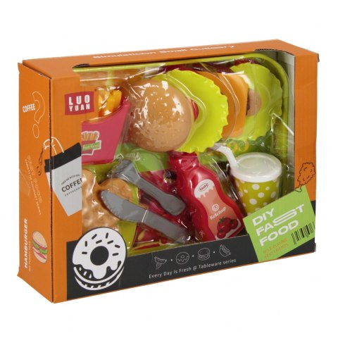 Zestaw kuchenny z akcesoriami Fast Food MEGA CREATIVE 571643