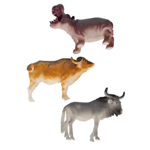 Zwierzęta Dzikie figurki 3 szt. MEGA CREATIVE 572084