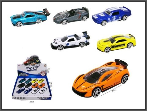 Auta sportowe mini 7cm 6-rodzajów