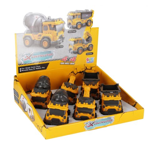 Auto ciężarowe 13cm mix MEGA CREATIVE 53895