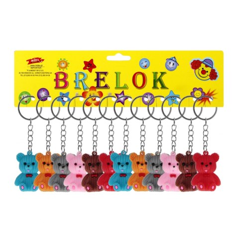 BRELOK GUM MIS 5CM MIX6 PBH OP12SZT