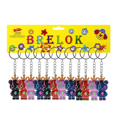 BRELOK GUM MIS 6CM MIX4 PBH OP12SZT